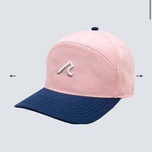 REDVANLY Pink and Blue Baseball Cap - golf hat. Baseball hat. Cap. Pink cap.